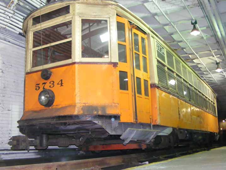 Boston Elevated Railway Brill streetcar 5734